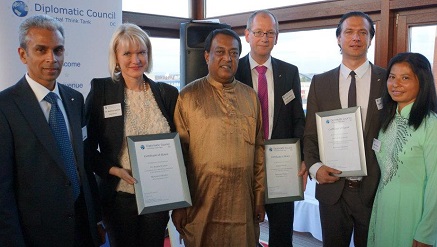 Diplomatic Council members at an event